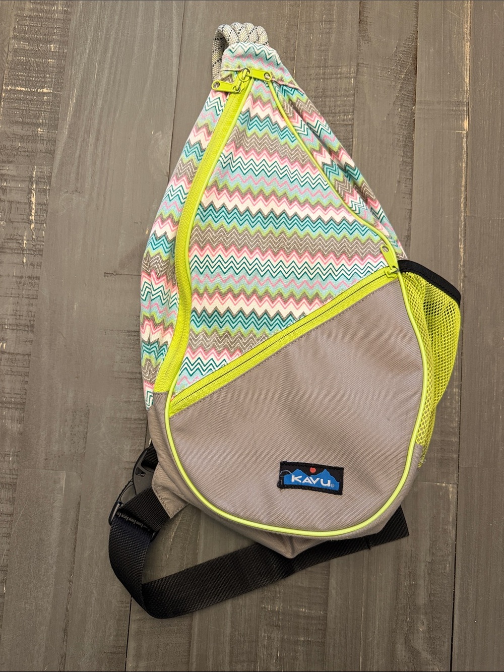 KAVU rope sling backpack multicolored